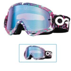 Oakley MotoCross MX Goggles O Frame Factory Splatter/ Violet Iridium
